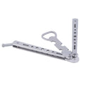 2-in-1 Butterfly Knife Bottle Opener Trainer (Classic Silver)